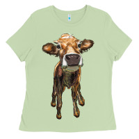 Matcha heifer cow Ladies Tee - RanaPortraitStore