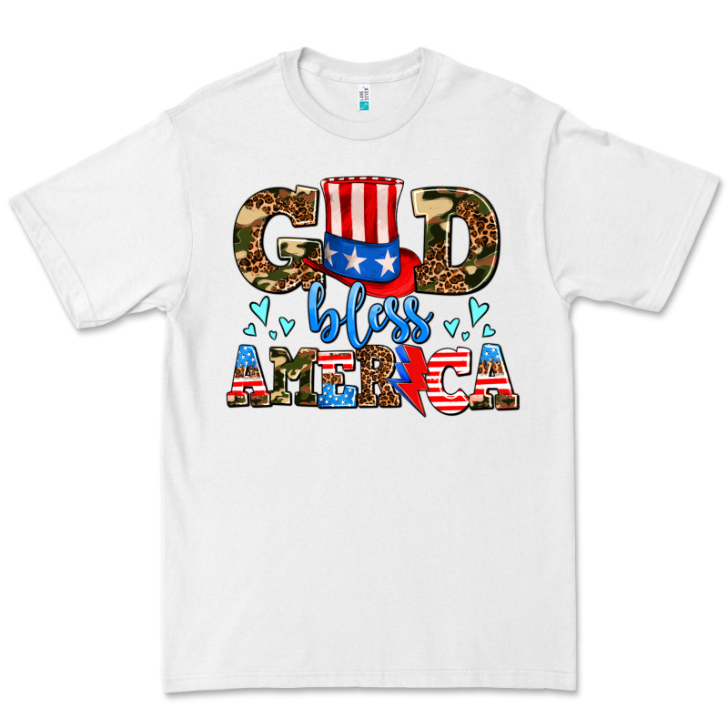 God Bless America Premium Tee by AdoDesignShop | Teevron