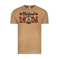 Vintage Camel blessed mom lady of guadalupe Vintage Tee - BarkalooDesign