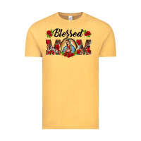 Vintage Mustard blessed mom lady of guadalupe Vintage Tee - BarkalooDesign