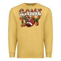 Antique Gold Game day leopard Football Premium Sweatshirt - NancyCooperArtShop