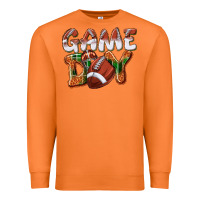 Carrot Game day leopard Football Premium Sweatshirt - NancyCooperArtShop