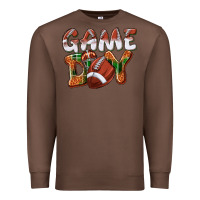Chestnut Game day leopard Football Premium Sweatshirt - NancyCooperArtShop