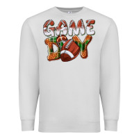 Dove Grey Game day leopard Football Premium Sweatshirt - NancyCooperArtShop