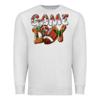 Oatmeal Heather Game day leopard Football Premium Sweatshirt - NancyCooperArtShop