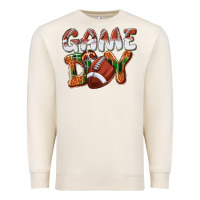 Sandshell Game day leopard Football Premium Sweatshirt - NancyCooperArtShop