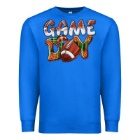 True Royal Game day leopard Football Premium Sweatshirt - NancyCooperArtShop