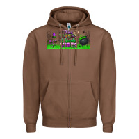 Chestnut thick thighs and spooky vibes libbey glass Zipper Hoodie - BundleAndBundleShop