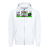 White thick thighs and spooky vibes libbey glass Zipper Hoodie - BundleAndBundleShop