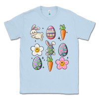 Dusty Blue easter doodles Classic Tee - MaliasSmallBusiness