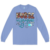 Colony Blue nurse in progress Long Sleeve Tee - JahusDesignShop