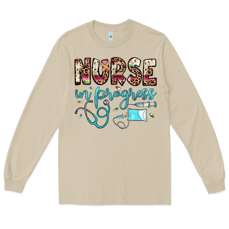 Nurse In Progress Long Sleeve Tee by JahusDesignShop | Teevron