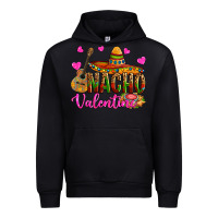 Black nacho valentine Urban Hoodie - OliviaCreatesArt