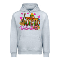 Heather Grey nacho valentine Urban Hoodie - OliviaCreatesArt