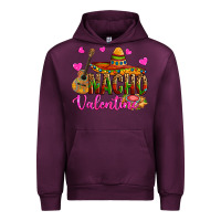 Mauve Wine nacho valentine Urban Hoodie - OliviaCreatesArt