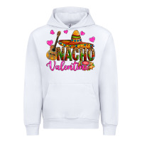 White nacho valentine Urban Hoodie - OliviaCreatesArt