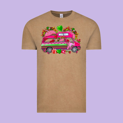 Valentines Day Tacos Truck Vintage Tee Designed By Nancycooperartshop