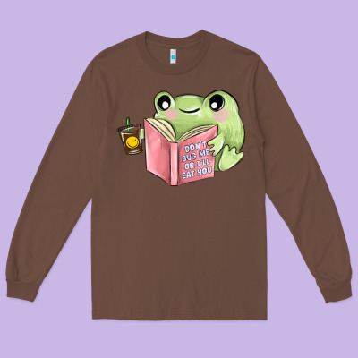 Dont Bug Me Or ı Will Eat You Long Sleeve Tee Designed By Maliassmallbusiness