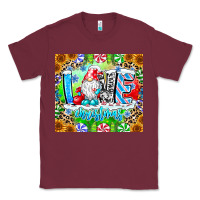 Burgundy Love Christmas gnome Classic Tee - CowhideDigitalArt