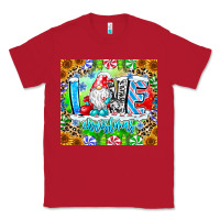 Red Love Christmas gnome Classic Tee - CowhideDigitalArt