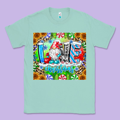 Love Christmas Gnome Classic Tee Designed By Cowhidedigitalart