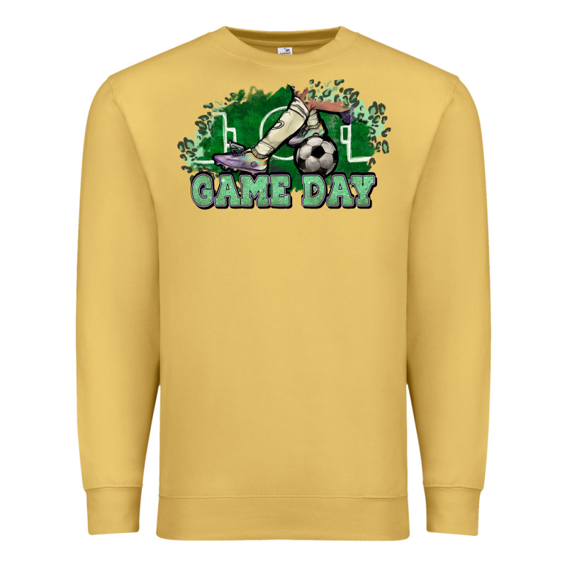 Game Day Soccer Premium Sweatshirt by NancyCooperArtShop | Teevron