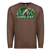 Chestnut Game day Soccer Premium Sweatshirt - NancyCooperArtShop