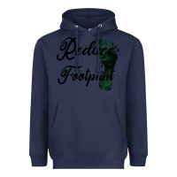 Navy Climate Change Reduce Your Carbon Footprint Gift Heavyweight Hoodie - Bettercallsaul