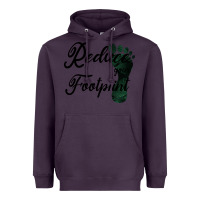 Plum Climate Change Reduce Your Carbon Footprint Gift Heavyweight Hoodie - Bettercallsaul