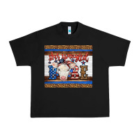 Black Western Star Spangled Baby Cow Urban Heavy Tee - LillyAllenDesigns