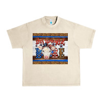 Sandshell Western Star Spangled Baby Cow Urban Heavy Tee - LillyAllenDesigns