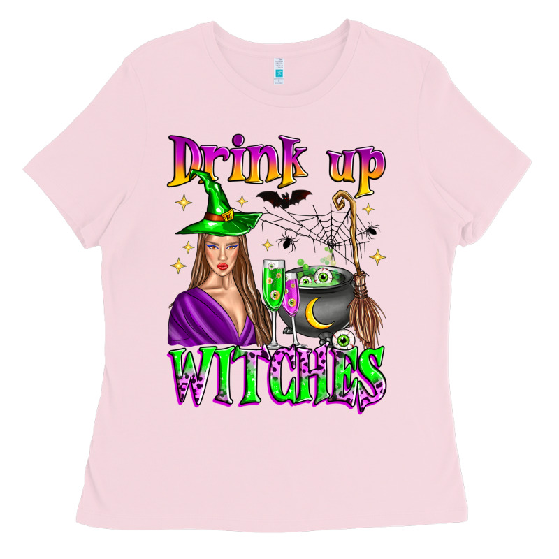 Drink Up Witches Ladies Tee by Zillion Design Studio | Teevron