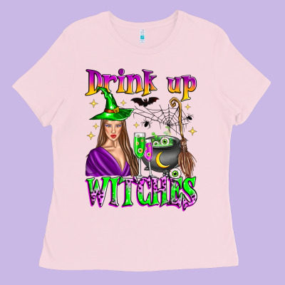 Drink Up Witches Ladies Tee Designed By Zillion Design Studio