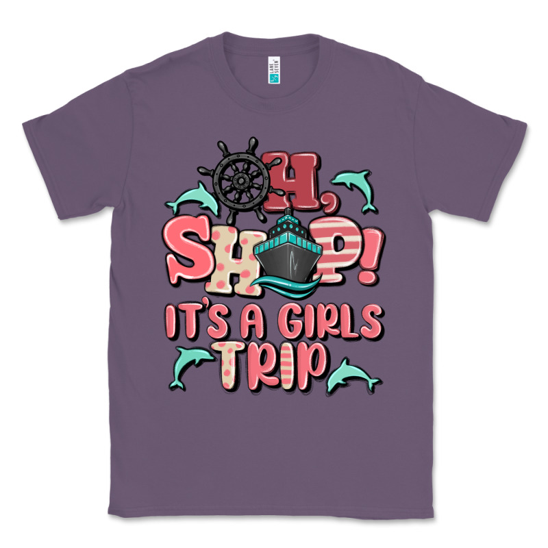 Oh Ship It's A Girls Trip Classic Tee by MaliasSmallBusiness | Teevron