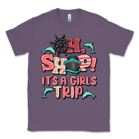 Lavender oh ship it's a girls trip Classic Tee - MaliasSmallBusiness