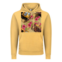 Vintage Mustard trencher chain seamless pattern Vintage Hoodie - BundleAndBundleShop