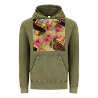 Vintage Olive trencher chain seamless pattern Vintage Hoodie - BundleAndBundleShop