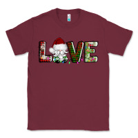 Burgundy love christmas gnome Classic Tee - AdoDesignShop