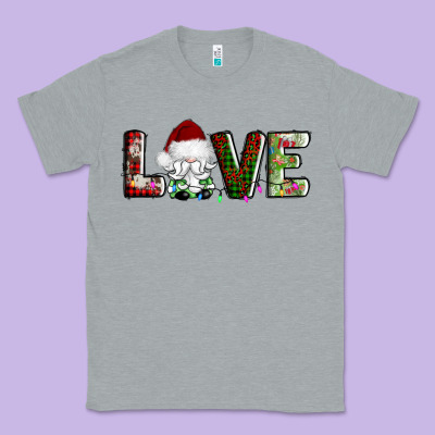 Love Christmas Gnome Classic Tee Designed By Adodesignshop