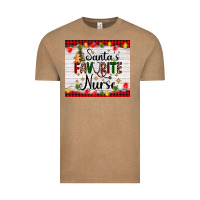 Santa's Favorite Nurse Vintage Tee | Teevron