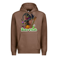 Chestnut Boss witch afro Premium Hoodie - NancyCooperArtShop