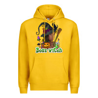 Lemon Boss witch afro Premium Hoodie - NancyCooperArtShop