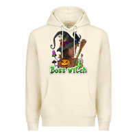 Sandshell Boss witch afro Premium Hoodie - NancyCooperArtShop