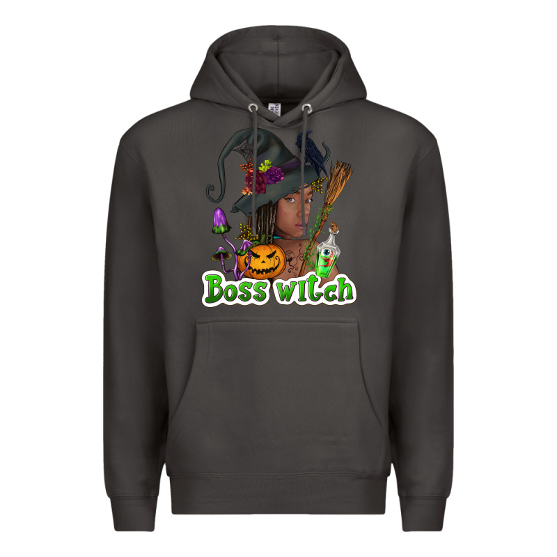 Boss Witch Afro Premium Hoodie by NancyCooperArtShop | Teevron