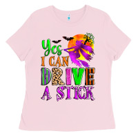 Bubblegum Pink yes i can drive a stick Ladies Tee - Zillion Design Studio