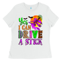 White yes i can drive a stick Ladies Tee - Zillion Design Studio