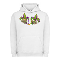 Pigment Lunar Rock skeleton hands mardi gras Urban Hoodie - OliviaCreatesArt