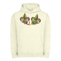Pigment Pistachio skeleton hands mardi gras Urban Hoodie - OliviaCreatesArt