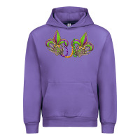 Tulip skeleton hands mardi gras Urban Hoodie - OliviaCreatesArt