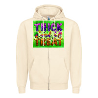 Sandshell thick and a treat Zipper Hoodie - BundleAndBundleShop